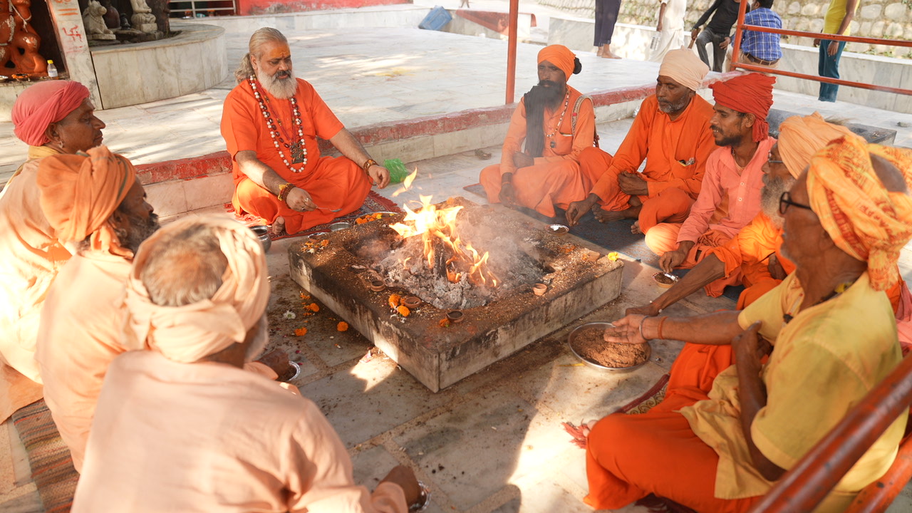Vedic ritual sacred fire