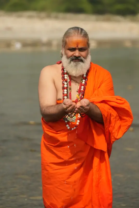 balaji baba meditation riverside haridwar