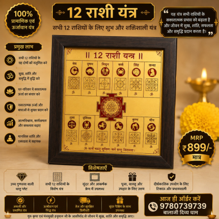 12 राशि यंत्र (12 Rashi Yantra)