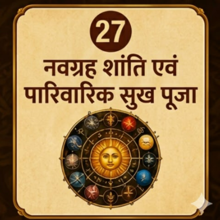 नवग्रह शांति एवं पारिवारिक सुख पूजा